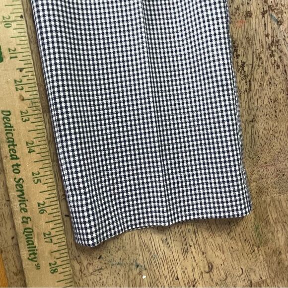 Theory Izelle Ponte Ankle Pants Black White
Benson Check Womens 6 - Picture 8 of 10